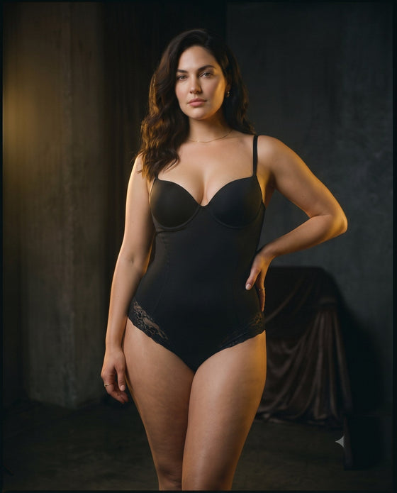 Vellamy Full-Body Sculpt — Shapewear Bodysuit with Built-In Bra